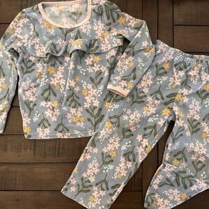 Carters Kids Fleece Pajamas - Floral (4T)